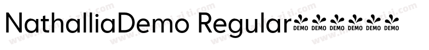 NathalliaDemo Regular字体转换